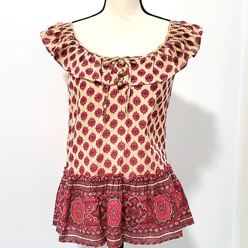 Vintage Y2K Juicy Couture Boho Top NWT